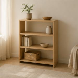 Minimalist Open-Shelf Compact Bookshelf